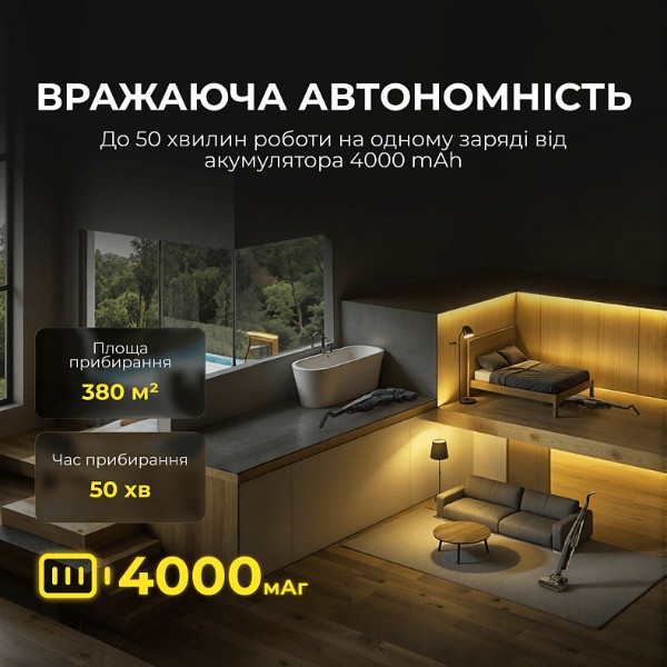 Фото - Пилосос ручний миючий Deerma VX100 Ultra S (DEM-VX100ULTRAS)